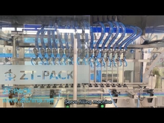 SS316 4800BPH التلقائي بالكامل مطهر الجاذبية مطهر الزجاج الأنظف زجاجة ملء آلة