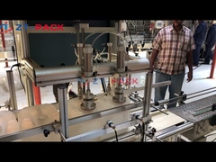 يمكن 5-30 كجم طبل جيري آلة تعبئة زيت الطعام بالوزن الصافي مع آلة السد ووضع العلامات